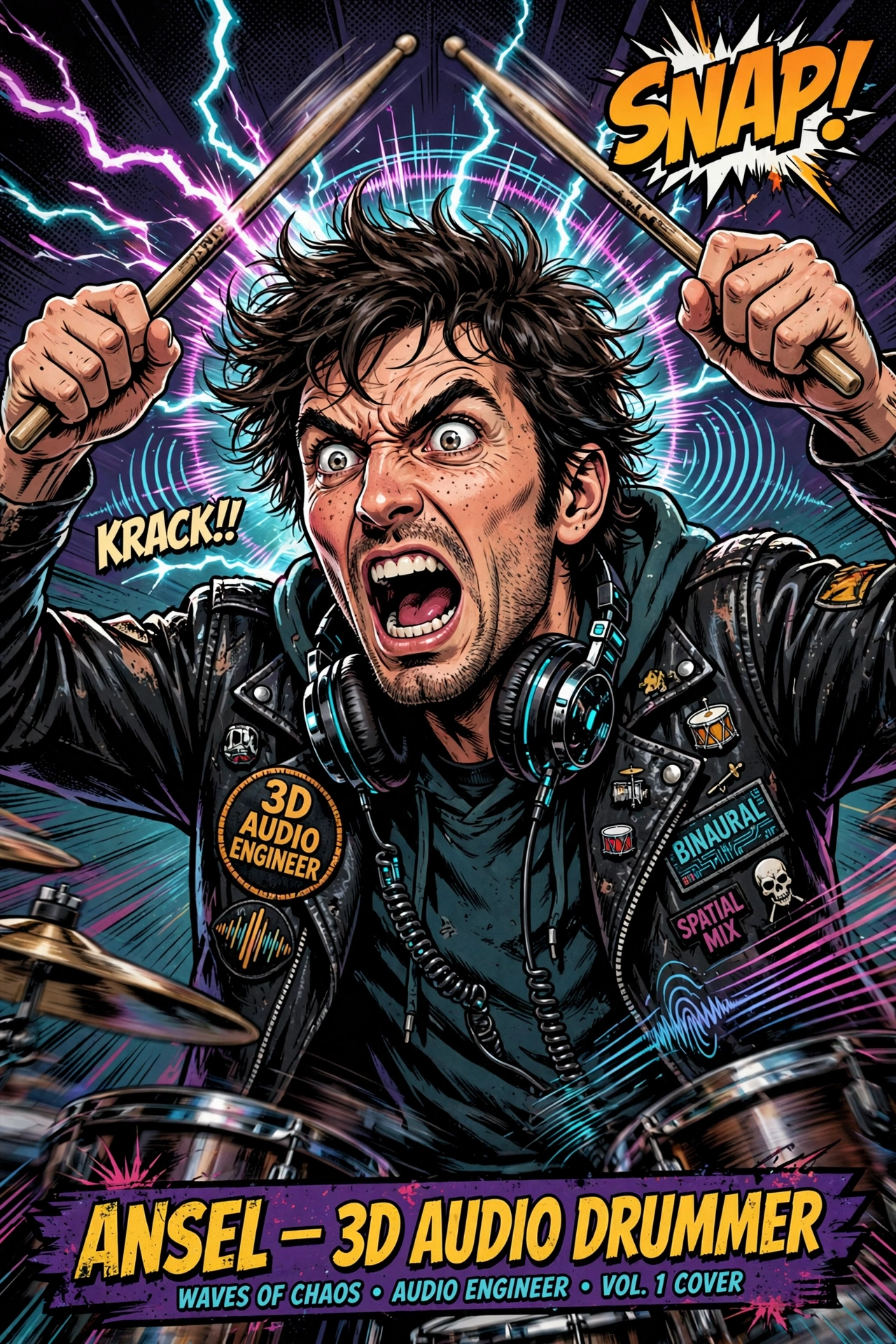 Ansel — comic book portrait