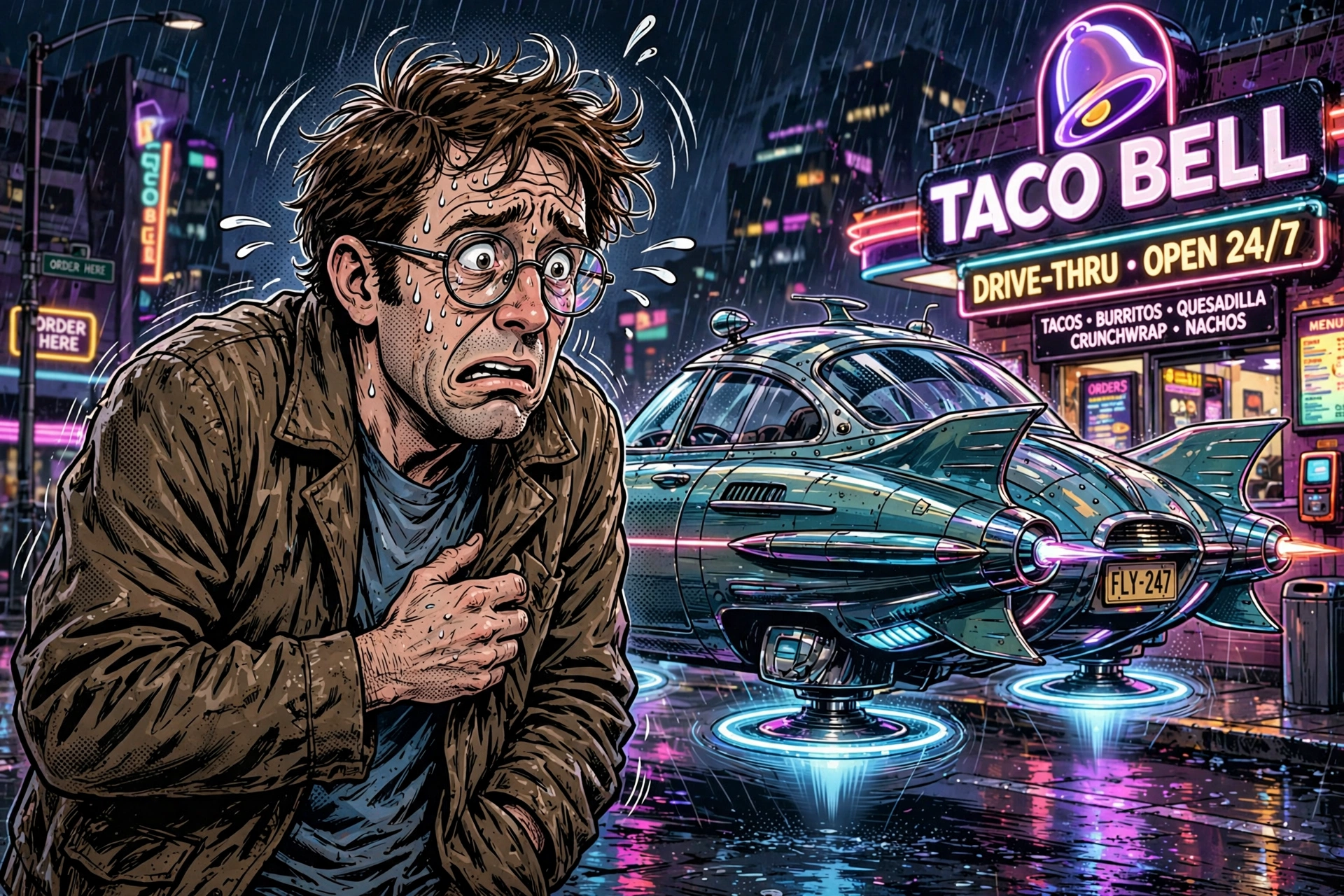 Jeff — comic book portrait
